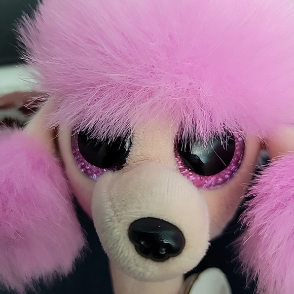 Ty The Beanie Boo Collectibles Camilla The Pink Poodle size 7" 5724-2PL5 - Picture 6 of 7